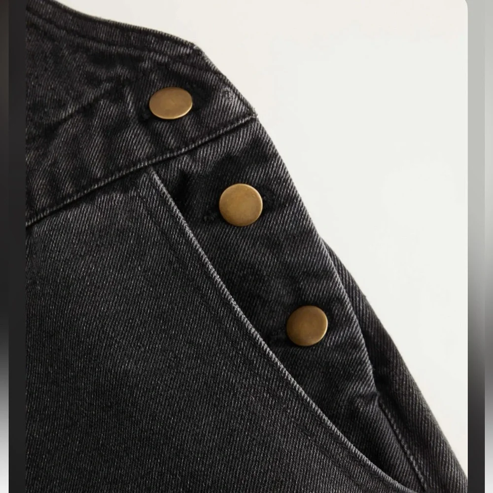 Cider DENIM POCKET WIDE LEG JUMPSUIT CURVE & PLUS OXL CR28-27 - Picture 7 of 8